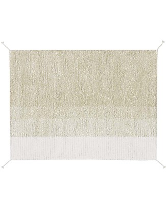 Lorena Canals Machine Washable Reversible Rug Gelato - Green - Cotton (120x160 cm) Carpets
