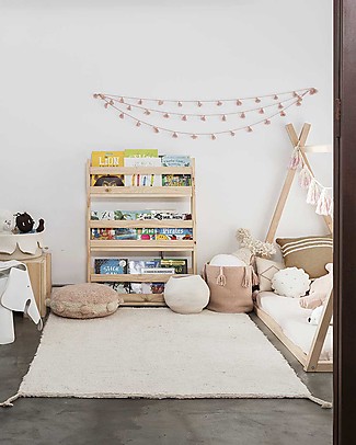 Lorena Canals Machine Washable Reversible Rug Gelato - Pink - Cotton (120x160 cm) Carpets