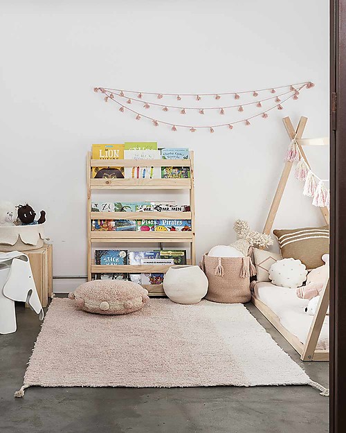 Lorena Canals Machine Washable Reversible Rug Gelato - Pink - Cotton (120x160 cm) Carpets