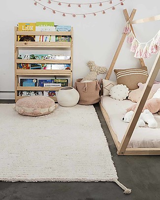 Lorena Canals Machine Washable Reversible Rug Gelato - Pink - Cotton (140x200 cm) Carpets