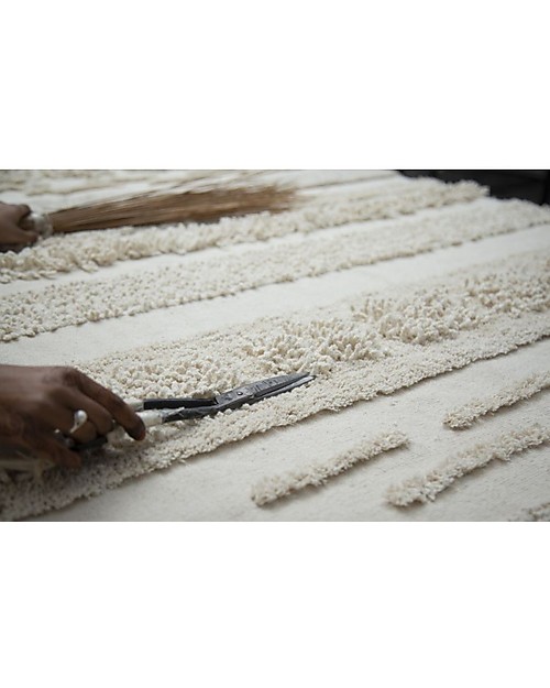 Lorena Canals Machine Washable Rug Air XL, Natural - Cotton (200x300 cm) Carpets