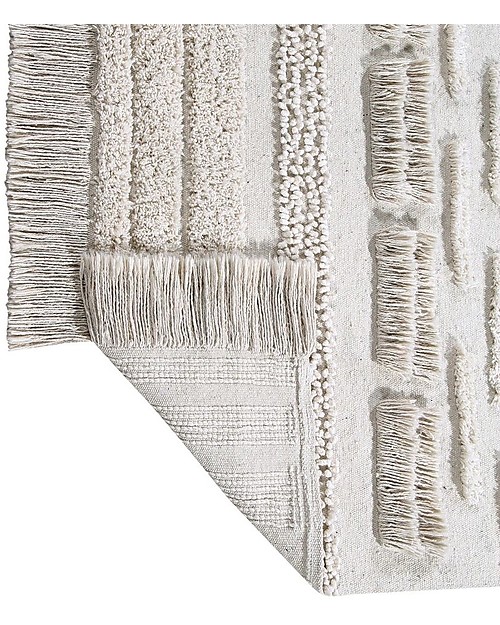 Lorena Canals Machine Washable Rug Air XL, Natural - Cotton (200x300 cm) Carpets