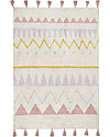 Lorena Canals Machine Washable Rug Azteca, Natural/Vintage Nude - 100% Cotton (140x200 cm) Carpets