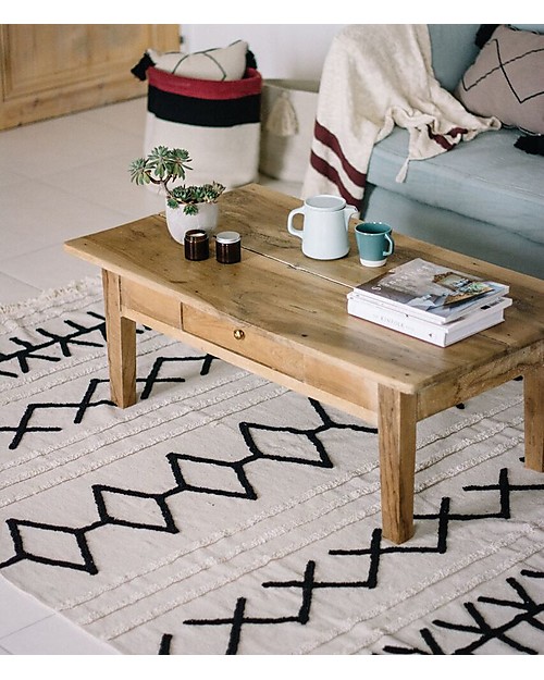 Lorena Canals Machine Washable Rug Canvas - Bereber - 100% Cotton (140 x 200cm) Carpets