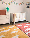Lorena Canals Machine Washable Rug Clouds, Mustard - 100% Cotton (120x160 cm) Carpets