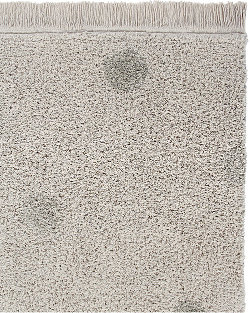 Washable Rug Hippy Stars Grey