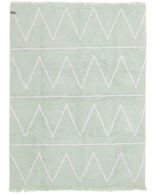 Lorena Canals Machine Washable Rug Hippy Mint 100% Cotton (120 cm x 160 cm) Carpets