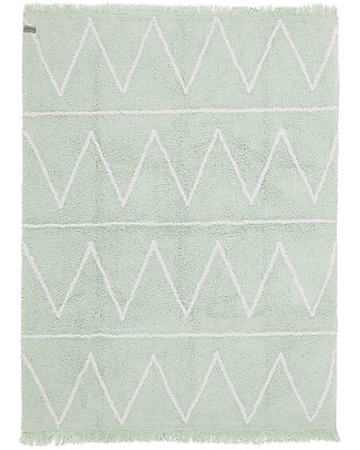 Lorena Canals Machine Washable Rug Hippy Mint 100% Cotton (120 cm x 160 cm) Carpets