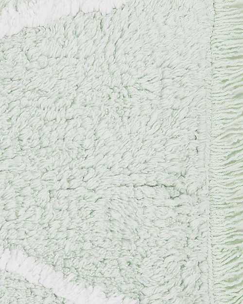 Lorena Canals Machine Washable Rug Hippy Mint 100% Cotton (120 cm x 160 cm) Carpets