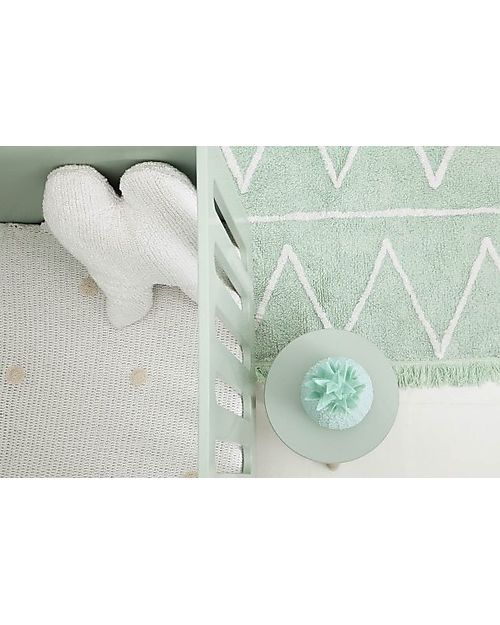 Lorena Canals Machine Washable Rug Hippy Mint 100% Cotton (120 cm x 160 cm) Carpets