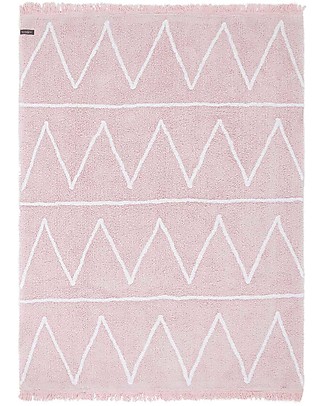 Lorena Canals Machine Washable Rug Hippy Soft Pink 100% Cotton (120 cm x 160 cm) Carpets