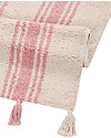 Lorena Canals Machine Washable Rug Stripes - Colar Pink - 100% Cotton (120cm x 160cm) Carpets