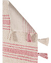 Lorena Canals Machine Washable Rug Stripes - Colar Pink - 100% Cotton (120cm x 160cm) Carpets