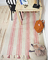 Lorena Canals Machine Washable Rug Stripes - Colar Pink - 100% Cotton (120cm x 160cm) Carpets