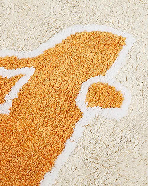 Lorena Canals Machine Washable Rug with Multicolour Cars, Vanilla -  100% Cotton (120cm x 160cm) Carpets