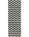 Lorena Canals Machine Washable Runner Rug Black and White - Zig-Zag - 100% Cotton (80cm x 230cm) Carpets