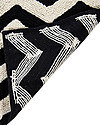 Lorena Canals Machine Washable Runner Rug Black and White - Zig-Zag - 100% Cotton (80cm x 230cm) Carpets