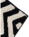 Lorena Canals Machine Washable Runner Rug Black and White - Zig-Zag - 100% Cotton (80cm x 230cm) Carpets