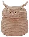 Lorena Canals Mini Toy Basket - Peggy the Pig - Diameter 17cm - New Green Toys Collection Storage organisers