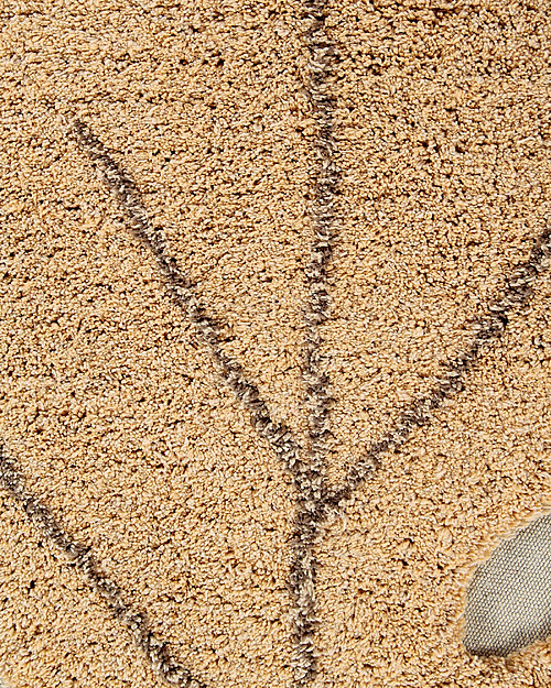 Lorena Canals Monstera Leaf Machine Washable Rug - Honey - 120 x 180 cm Carpets