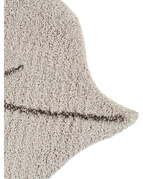 Lorena Canals Monstera Leaf Machine Washable Rug - Natural - 120 x 180 cm Carpets