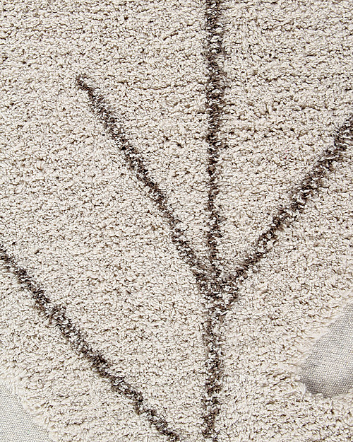 Lorena Canals Monstera Leaf Machine Washable Rug - Natural - 120 x 180 cm Carpets