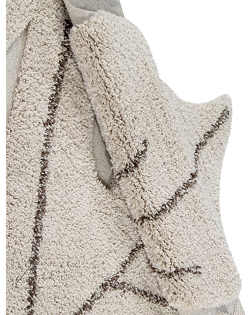 Lorena Canals Monstera Leaf Machine Washable Rug - Natural - 120 x 180 cm Carpets