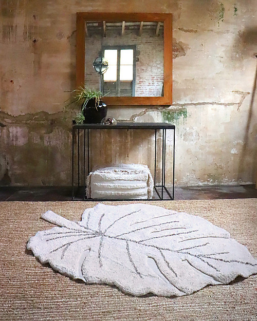 Lorena Canals Monstera Leaf Machine Washable Rug - Natural - 120 x 180 cm Carpets