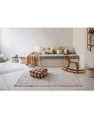 Lorena Canals Mosaic Rug - Off White - Natural Cotton - Little Chefs Collection - 120 x 160 cm Carpets