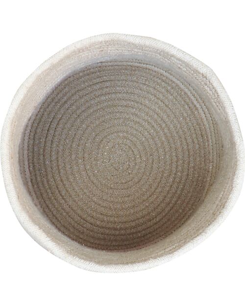 Lorena Canals Mushroom Shaped Storage Basket - Natural/Brown - Cotton - Mushrooms Collection - 45 x 40 cm Storage organisers