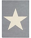 Lorena Canals OUTLET - Wool Rug Big Star, Light Grey - Base 100% cotton (140 x 200 cm) Carpets