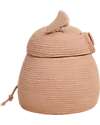 Lorena Canals Peggy the Pig Storage Basket - Pink - The Animal Crew Collection - 25 x 30 cm Storage organisers