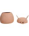 Lorena Canals Peggy the Pig Storage Basket - Pink - The Animal Crew Collection - 25 x 30 cm Storage organisers