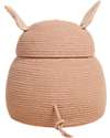 Lorena Canals Peggy the Pig Storage Basket - Pink - The Animal Crew Collection - 25 x 30 cm Storage organisers