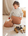 Lorena Canals Peggy the Pig Storage Basket - Pink - The Animal Crew Collection - 25 x 30 cm Storage organisers