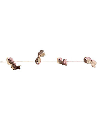 Lorena Canals Pio Pio Bird Garland - Natural 100 cm Lenght Room Decorations