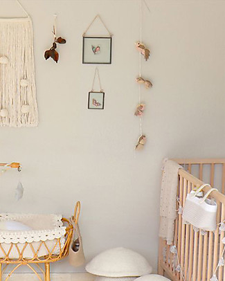 Lorena Canals Pio Pio Bird Garland - Natural 100 cm Lenght Room Decorations