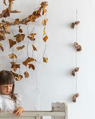 Lorena Canals Pio Pio Bird Garland - Natural 100 cm Lenght Room Decorations
