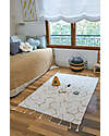 Lorena Canals Play Rug - Pollinatio - Ivory - Cotton - Planet Bee Collection - 90 x 130 cm Carpets
