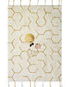 Lorena Canals Play Rug - Pollinatio - Ivory - Cotton - Planet Bee Collection - 90 x 130 cm Carpets