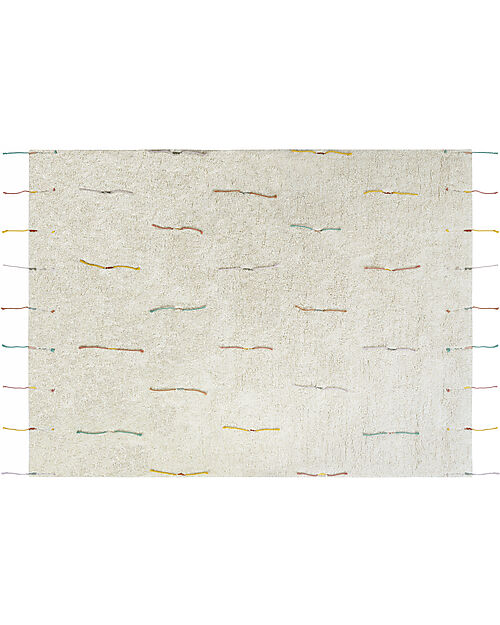 Lorena Canals Play Rug - Wildflowers - Natural - Cotton - Planet Bee Collection - 120 x 160 cm Carpets