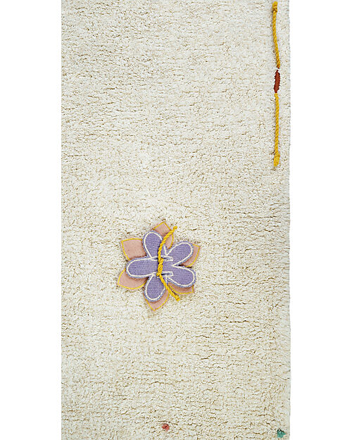 Lorena Canals Play Rug - Wildflowers - Natural - Cotton - Planet Bee Collection - 120 x 160 cm Carpets