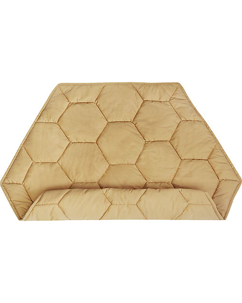 Lorena Canals Playmat - Honeycomb - Honey - 100% Organic Cotton - Planet Bee Collection - 100 x100 cm Padded Playmats