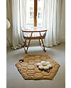 Lorena Canals Playmat - Honeycomb - Honey - 100% Organic Cotton - Planet Bee Collection - 100 x100 cm Padded Playmats