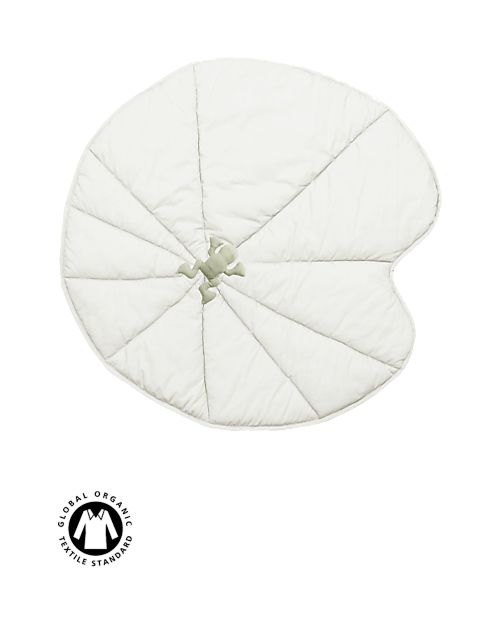 Lorena Canals Playmat - Water Lily - Fantasy Garden - Natural - Cotton GOTS (95x95 cm) Padded Playmats