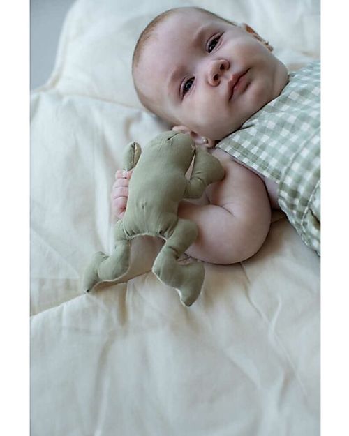 Lorena Canals Playmat - Water Lily - Fantasy Garden - Natural - Cotton GOTS (95x95 cm) Padded Playmats