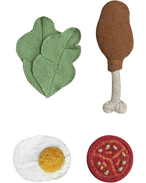 Lorena Canals Playset Chicken Combo - Little Chefs Collection Pretend Play