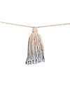 Lorena Canals Pom Pom Garland Tie-Dye, Soft Blue - 100% cotone Wall Decorations