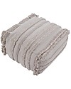 Lorena Canals Pouffe Early Hours, Air Natural - 100% Cotton (54 x 54 x 27 cm) Pouf