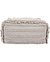 Lorena Canals Pouffe Early Hours, Air Natural - 100% Cotton (54 x 54 x 27 cm) Pouf